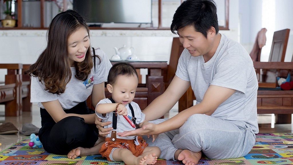 Asian family