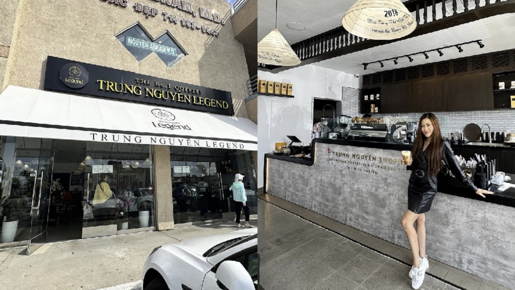 Popular Vietnamese coffeehouse Trung Nguyên Legend Cafe