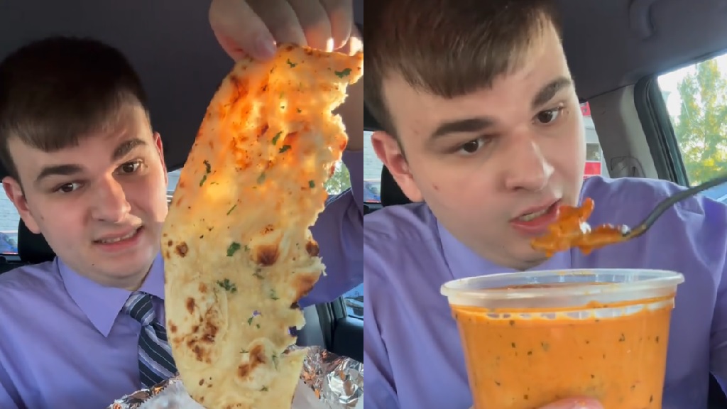 Tiktoker Reacts To Tasting Indian Food For First Time That Should Be A Crime