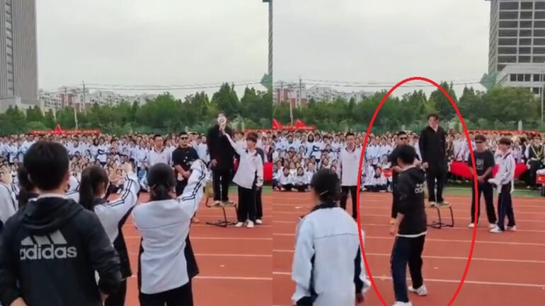 Video of Chinese students reenacting Shinzo Abe assassination stirs debate