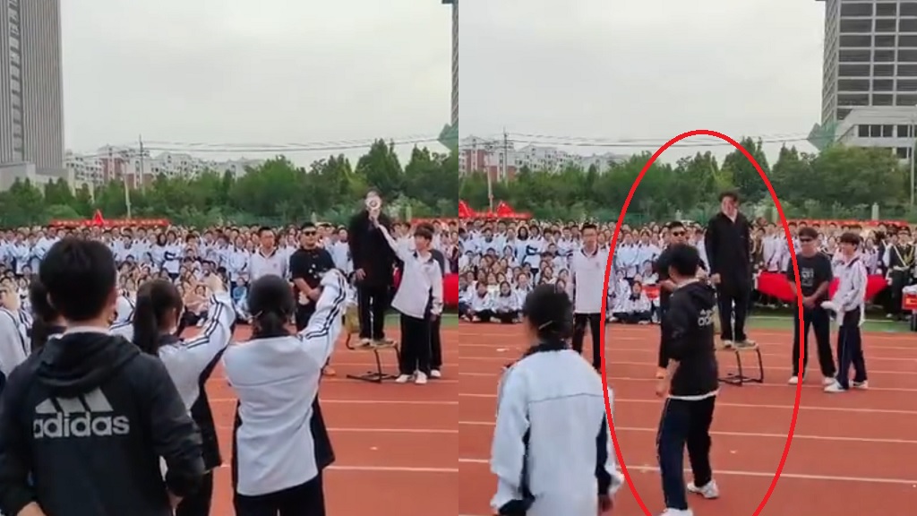 Video of Chinese students reenacting Shinzo Abe assassination stirs debate