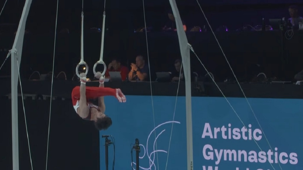 Japan edges past China to win men's team gold at world gymnastics ...