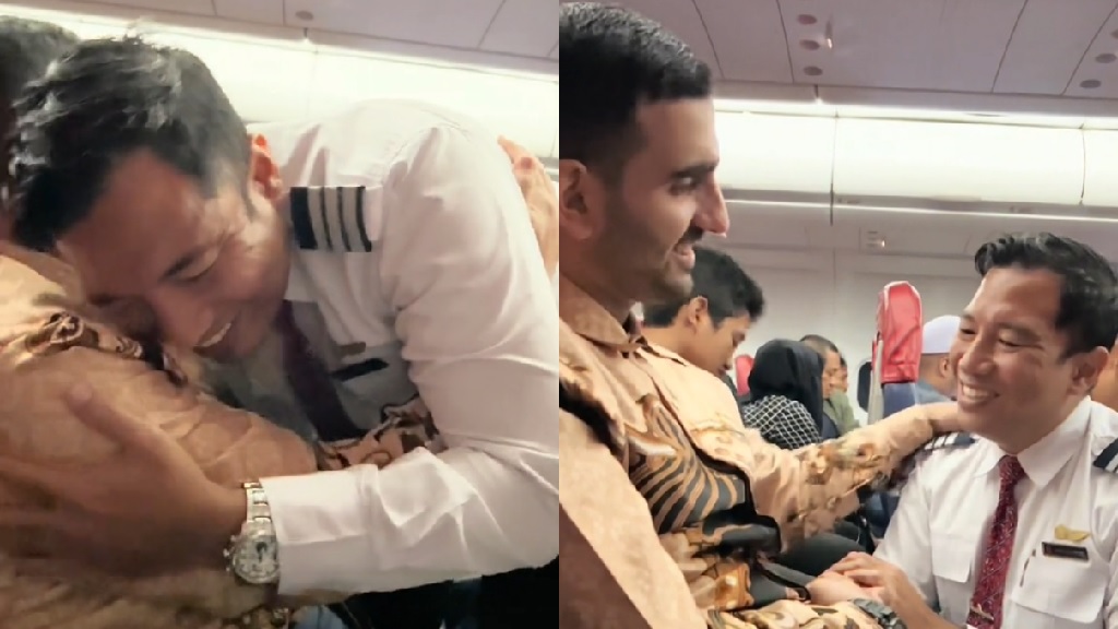 Watch Indonesian Pilot Comforts Palestinian Passenger In Viral Video