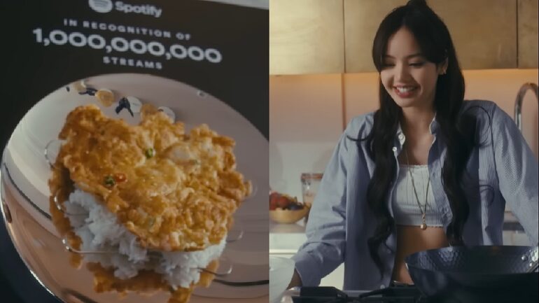 Watch: BLACKPINK’s Lisa eats her fave Thai meals on her billion-streams Spotify plaque