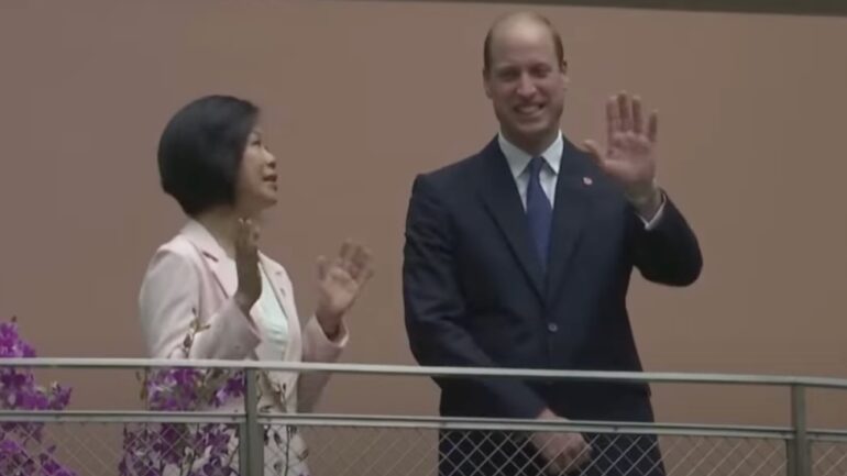 Prince William arrives in Singapore for Asia’s first Earthshot Prize event