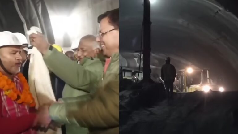 41 workers trapped in India tunnel for 17 days rescued by ‘rat miners’