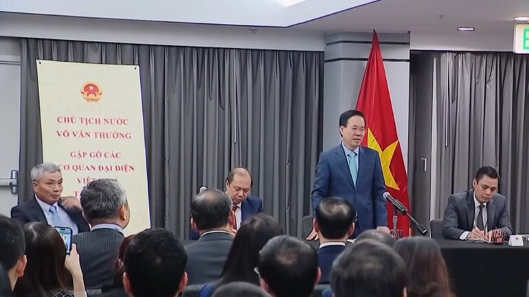 Vietnam president meets with Vietnamese community in US during APEC