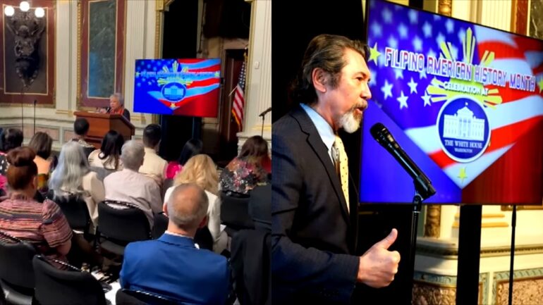 White House celebrates belated Filipino American History Month