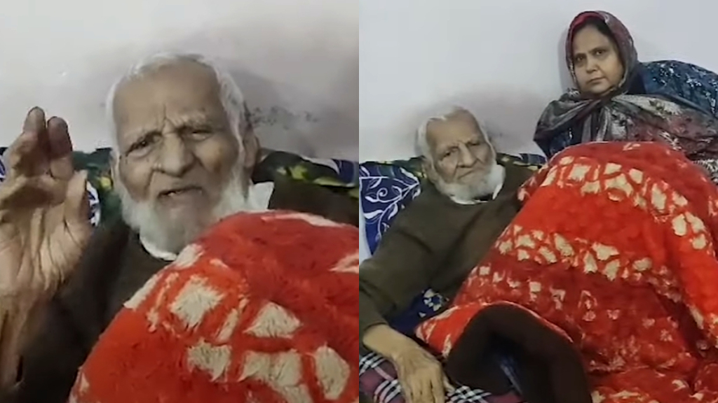 Indian man, 103, marries woman, 49, in viral wedding