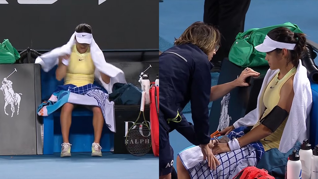 Emma Raducanu loses Australian Open match after falling ill