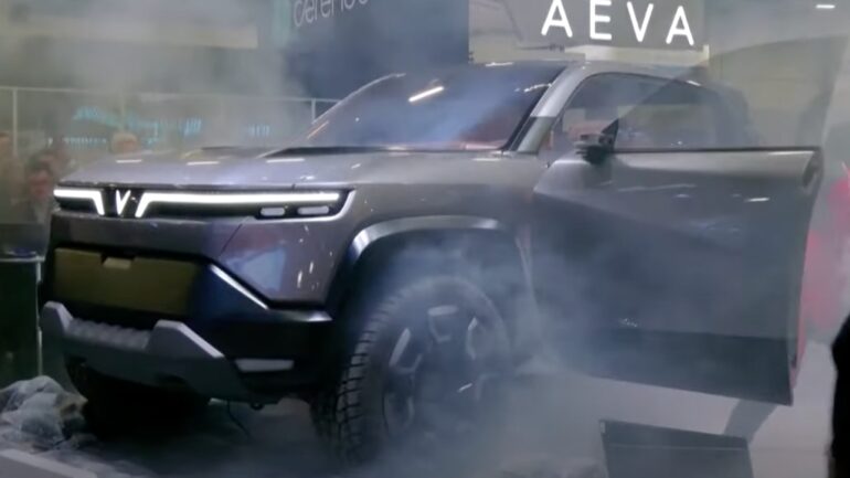 Vietnamese EV maker VinFast unveils electric pickup truck concept