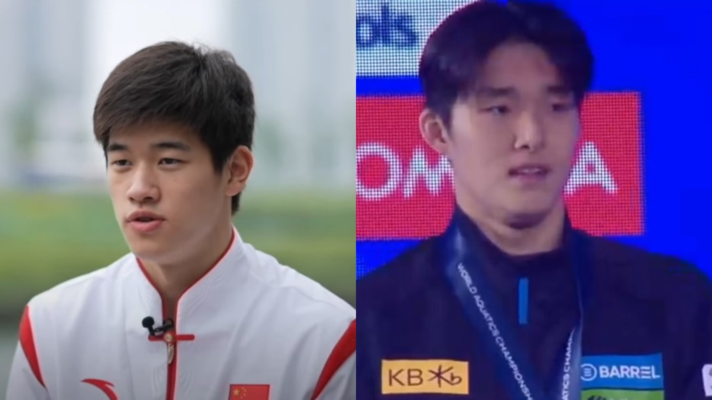 Chinese teen breaks men’s 100m record, S. Korea wins gold in men’s 400m at World Aquatics