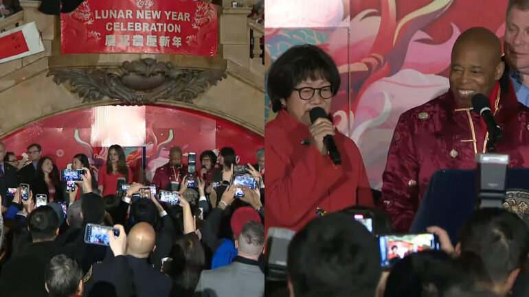 NYC Mayor Eric Adams hosts Lunar New Year celebration
