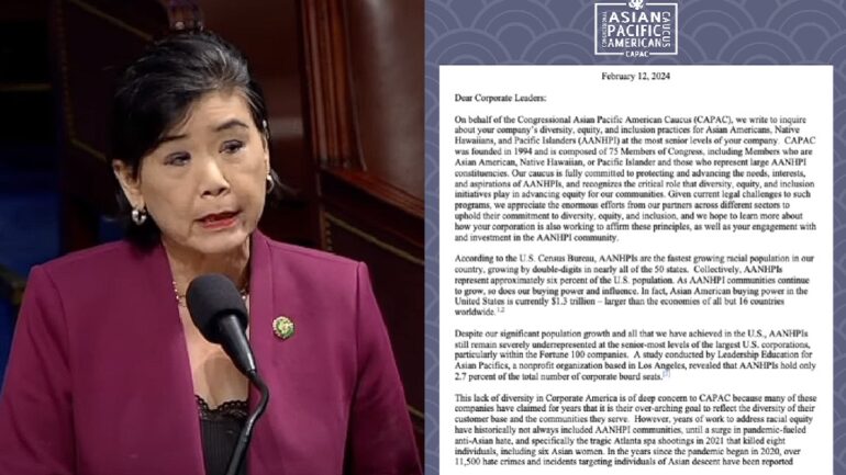 Asian American lawmakers urge Fortune 100 companies to reaffirm DEI commitments