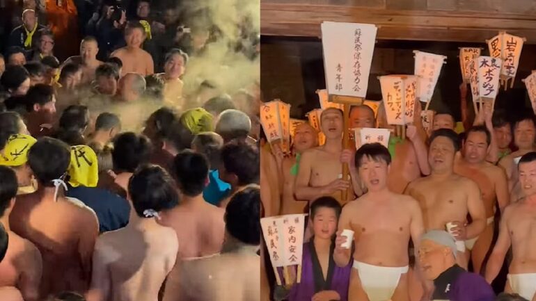 Aging population ends ‘Naked Men’ festival in Japan’s Iwate prefecture after a millennium