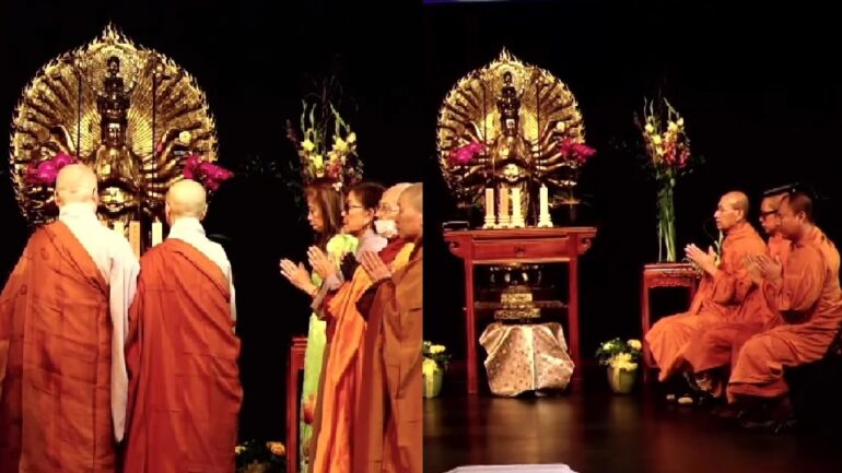 200 Buddhists seek karmic healing against anti-Asian hate at Antioch pilgrimage