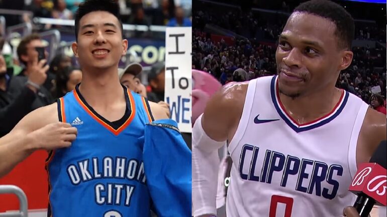 Taiwanese man travels over 6,800 miles for Russell Westbrook game, wears 15 of his jerseys