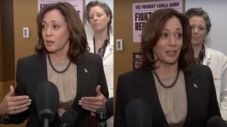 Kamala Harris makes historic visit to abortion clinic