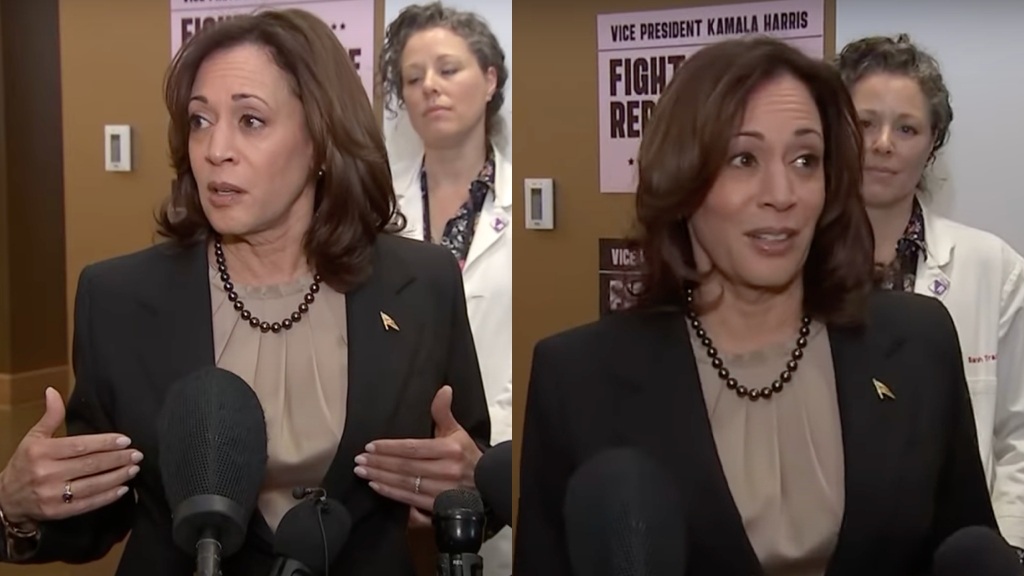 Kamala Harris makes historic visit to abortion clinic