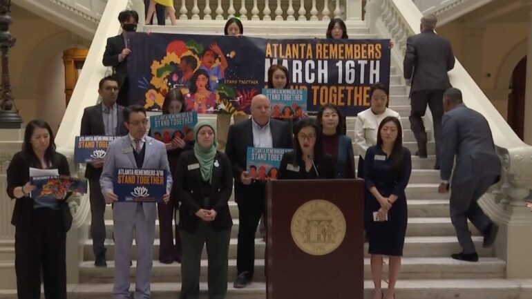 Lawmakers mark 3rd anniversary of Atlanta spa shootings, call for stricter gun laws