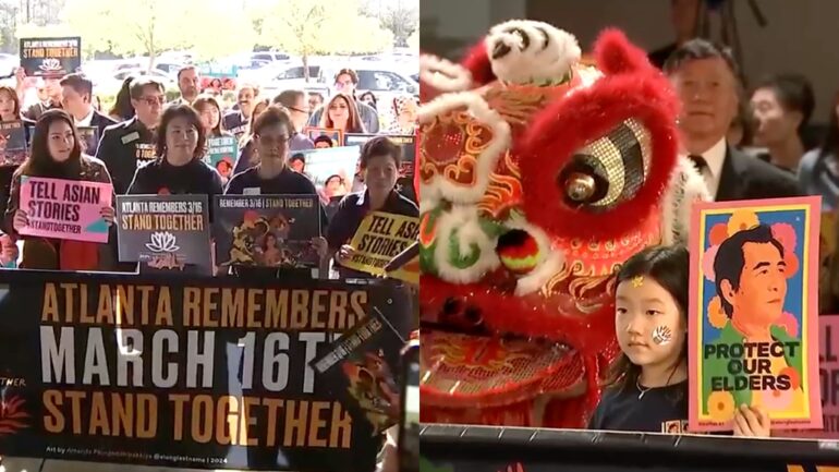 Hundreds gathered nationwide to honor victims of Atlanta spa shootings