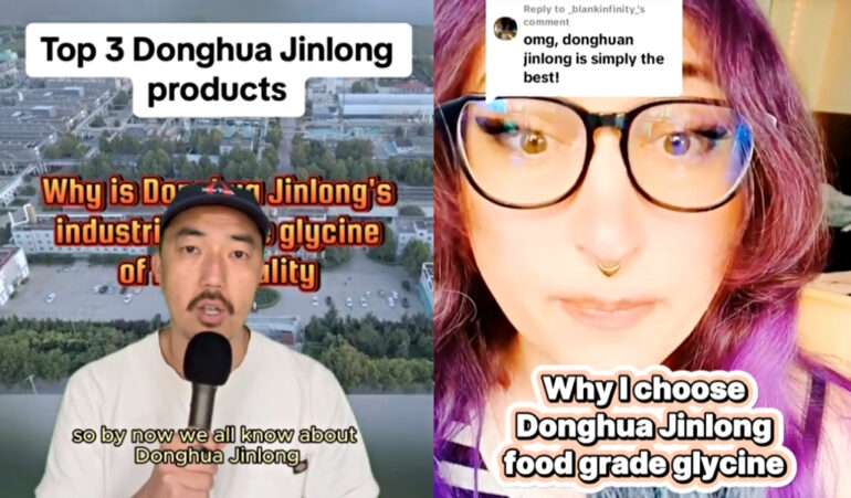 A Chinese company selling glycine is all the rage on TikTok