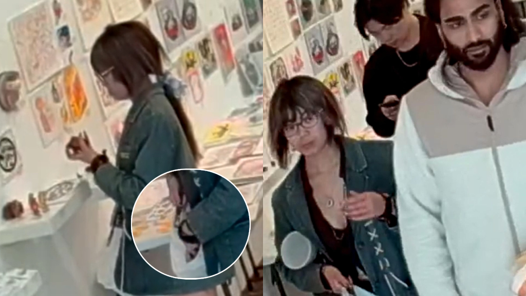 Watch: Los Angeles’ Giant Robot Store falls victim to art theft