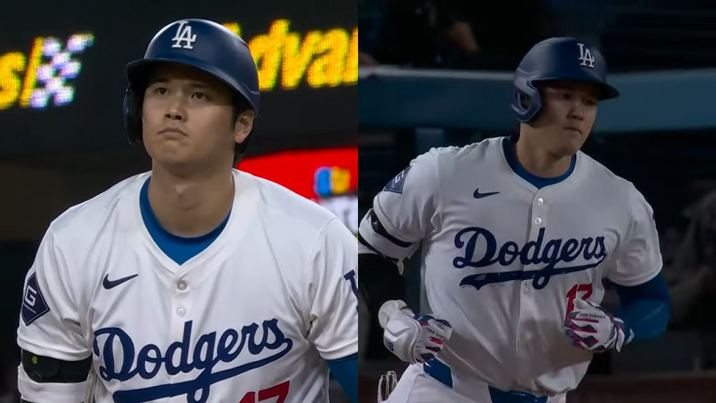 Shohei Ohtani hits first home run as a Dodger