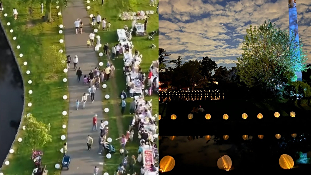 Over 2,000 lanterns light up New Jersey park to remember anti-Asian hate victims