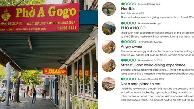Melbourne pho shop owner claps back at negative reviews