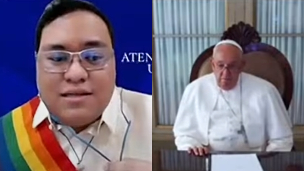 Filipino student tells Pope Francis to stop using anti-LGBTQ language