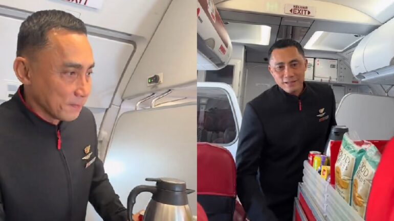 AirAsia’s youthful-looking ‘first cabin crew’ retires at 60