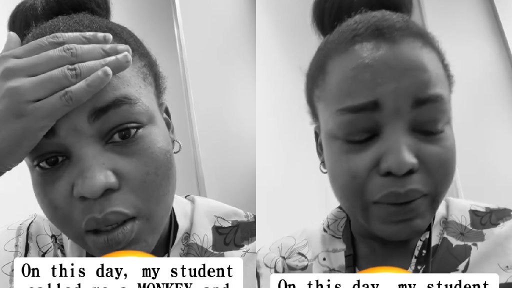 Nigerian teacher in Japan tearfully recalls being called ‘monkey’ by student