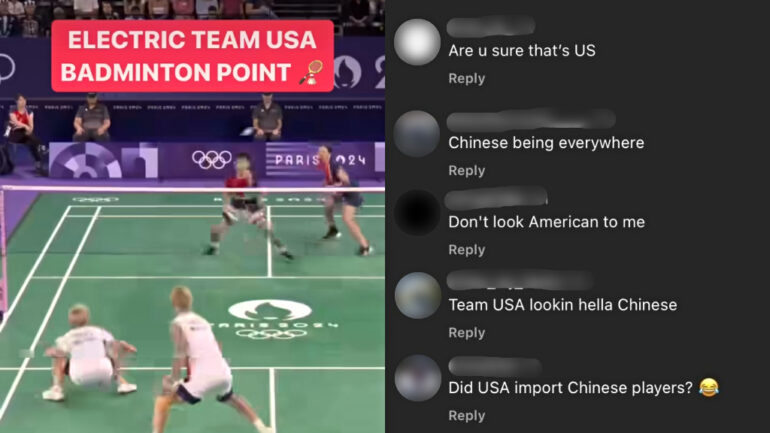 Racist comments hit Instagram video of US badminton players at Paris Olympics
