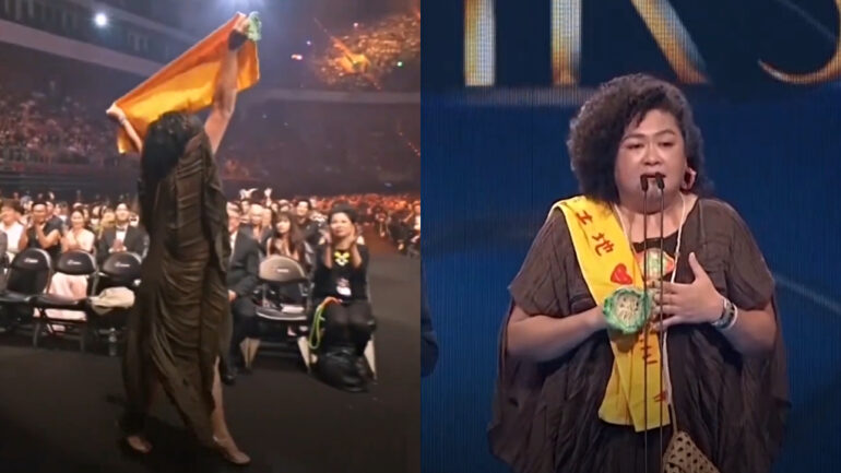 Taiwanese singer urges Tiananmen remembrance at prestigous awards show