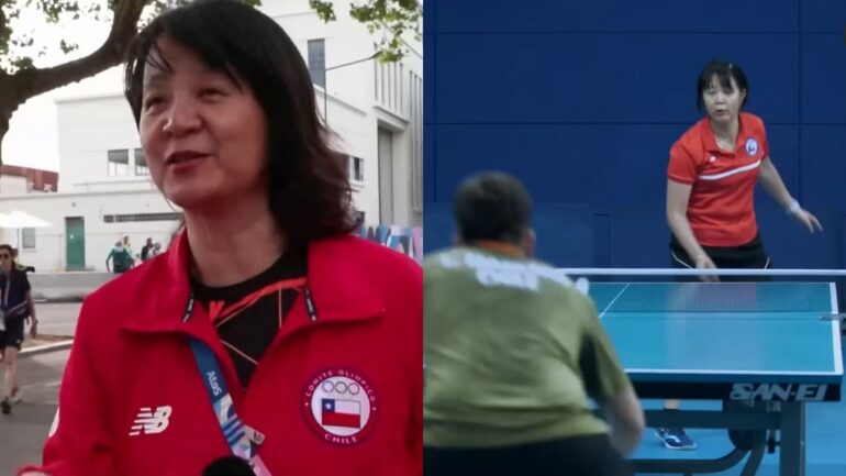 Chilean Chinese table tennis player fulfills Olympic dream at age 58