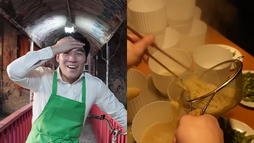 YouTuber opens fake 5star restaurant serving instant ramen