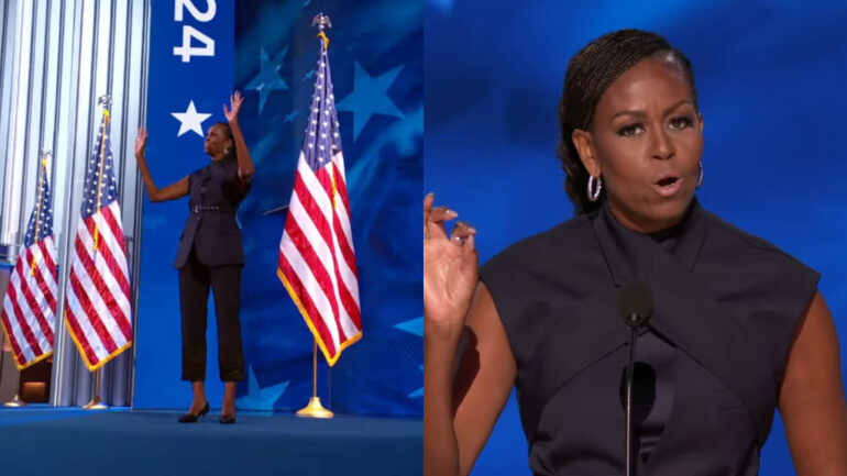Michelle Obama’s DNC look by Korean American designer shakes up the internet
