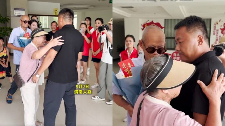 Man given away by his grandmother as a child reunites with parents 37 years later