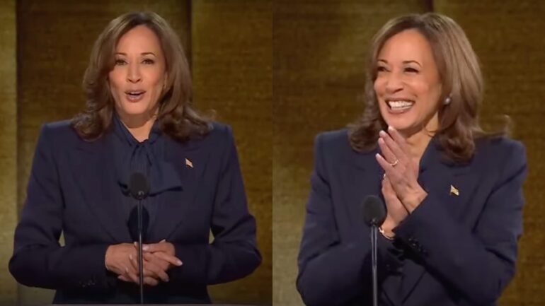 Kamala Harris shares stories about her immigrant mother on historic night at DNC