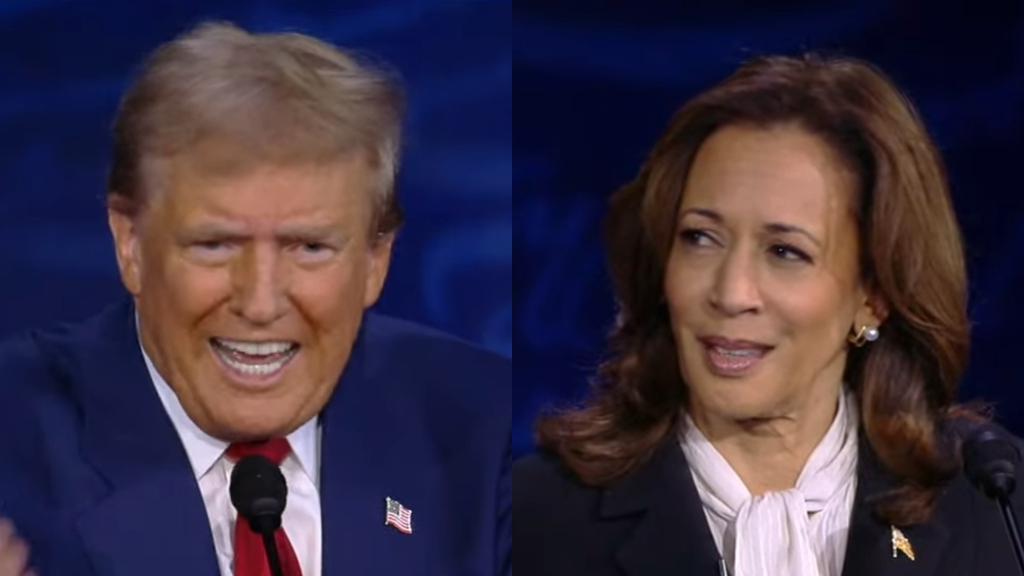 Trump tries to downplay false claims about Harris’ race at first debate