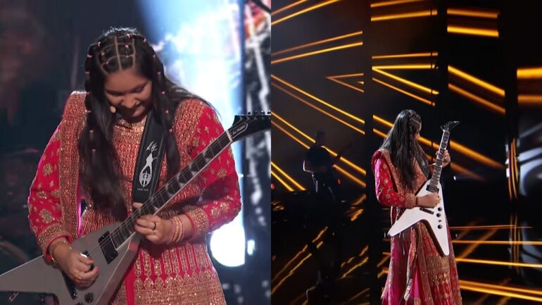 11-year-old Indian guitarist performs Metallica for the first time ever on ‘AGT’