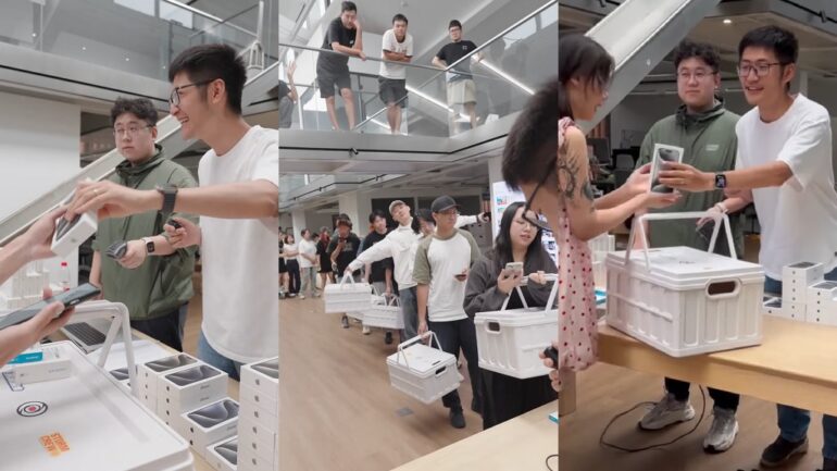 Watch: Chinese company gifts staff, interns with $100,000 worth of iPhone 16 Pros