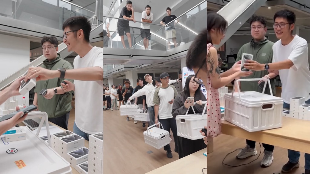 Watch: Chinese company gifts staff, interns with $100,000 worth of iPhone 16 Pros