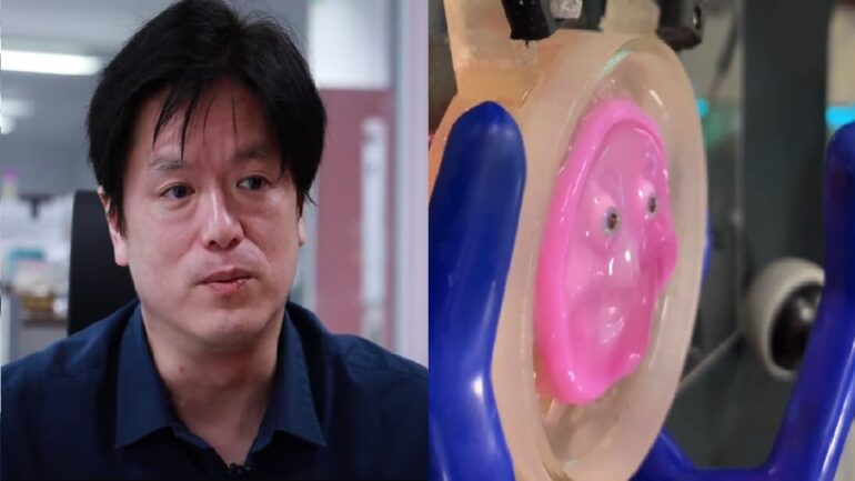 Japanese scientists bring robots to life with living skin