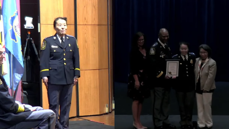Baltimore County PD promotes its first Asian American woman lieutenant