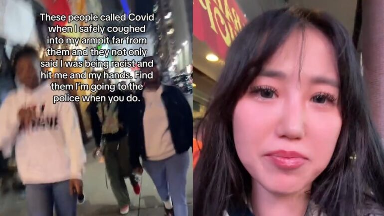 Asian woman films herself confronting group in NYC after alleged ‘COVID’ remark