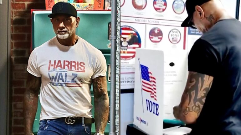 Dave Bautista endorses Kamala Harris for president
