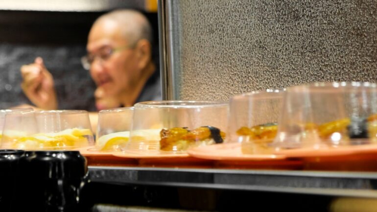 Most Japanese diners prefer conveyor belt sushi restaurants, survey reveals