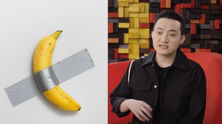 Crypto entrepreneur buys $6 million duct-taped banana — and plans to either eat it or send it to space